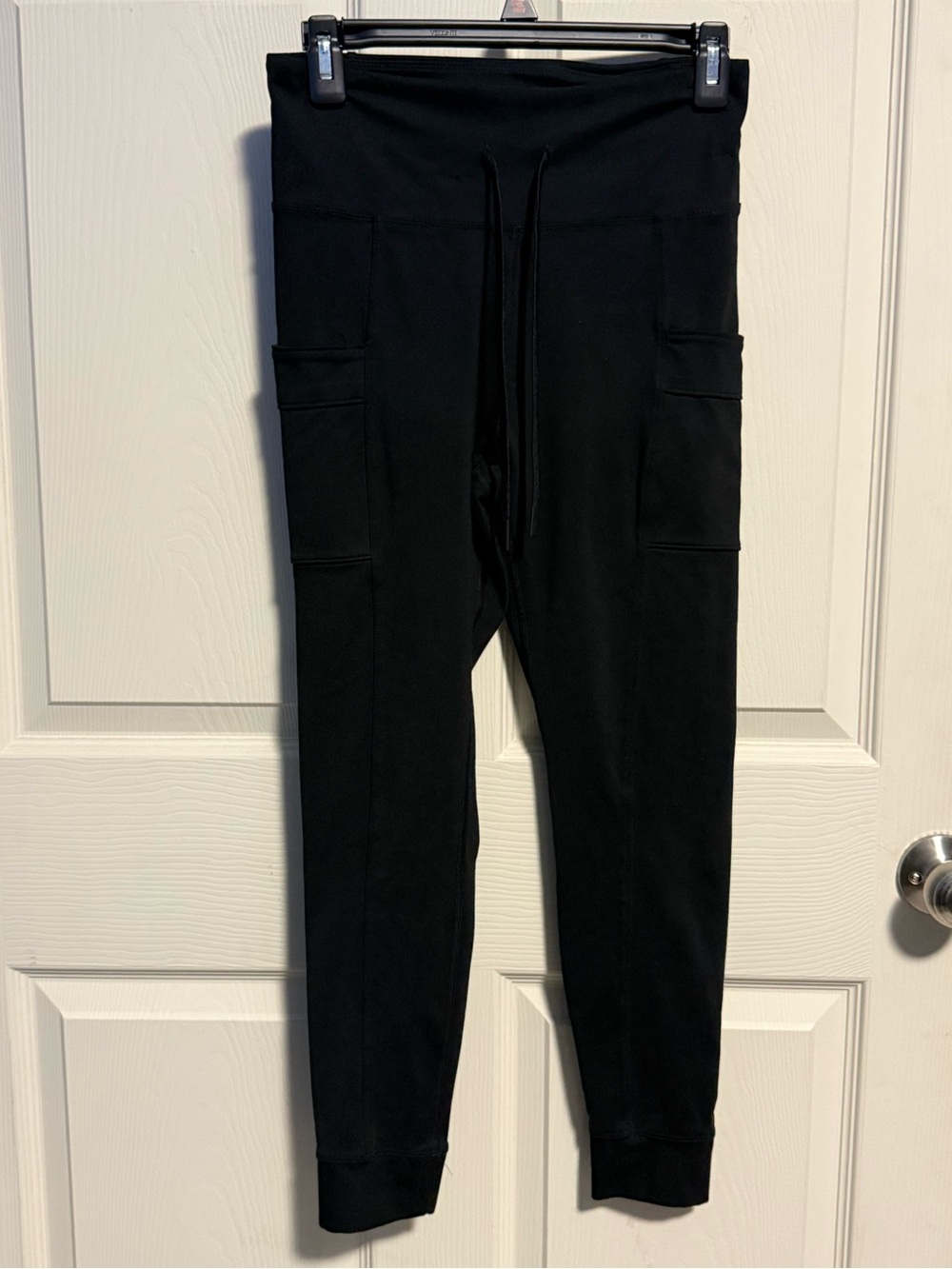 Eddie Bauer Black Cargo Jogger Pants with Drawstring
